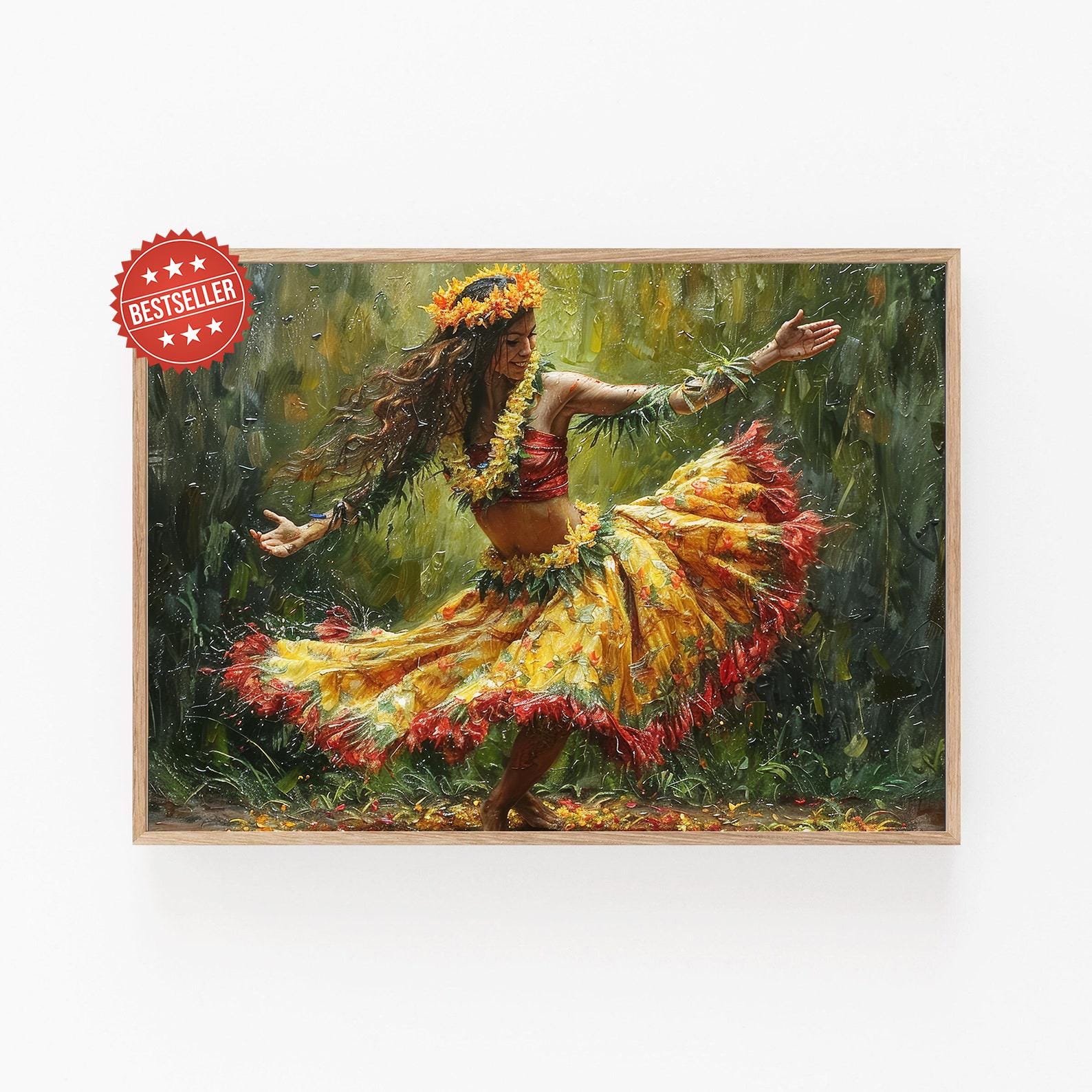 Hawaii hula painting - Etsy 日本