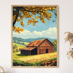 Tobacco Farm Painting