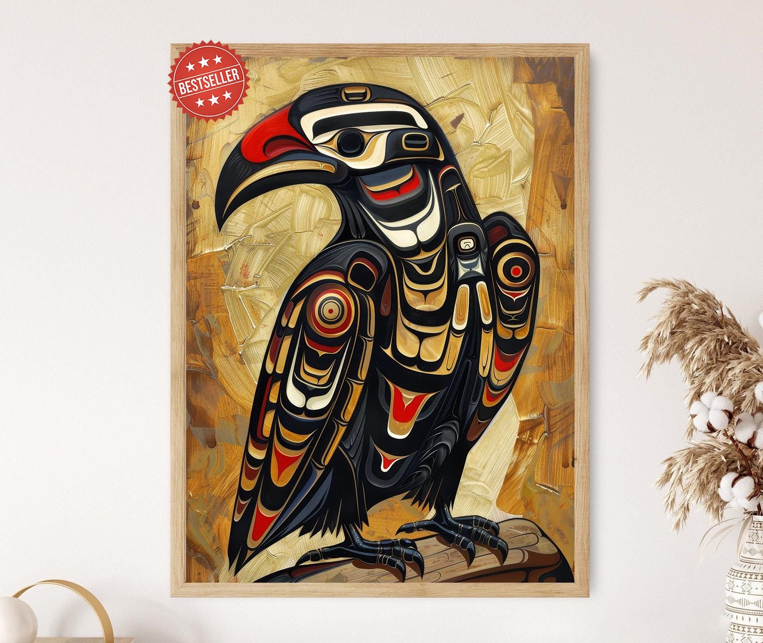 Salish indigenous - Etsy Schweiz, image size:1530x1290