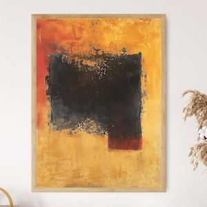 Rothko Inspired Abstract Wall Art - Color Block Canvas Print, Chic Home Accessory, Unique Thank You Gift