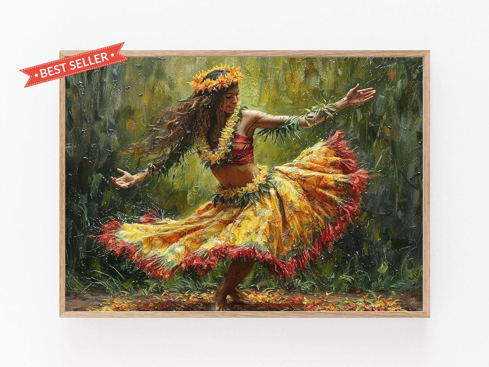 Hawaii hula painting - Etsy 日本