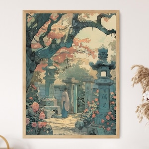 Hiroshi Yoshida Inspired Art Print, Elegant Japanese Landscape Wall Decor, Perfect for Home Gallery, Unique Housewarming Gift