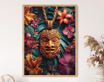 Maori Carving Print, New Zealand Tribal Artwork - Etsy