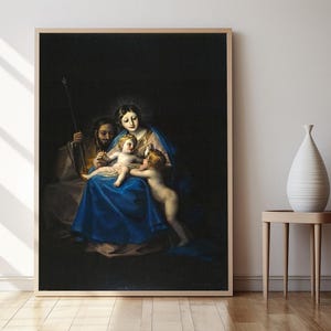 The Holy Family, La Sagrada Familia, 1780, Francisco Goya Art Print