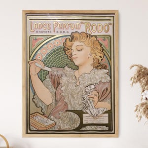 Lance Parfum Rodo, 1896, Alphonse Mucha Print