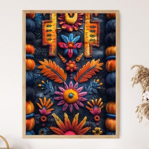 Geometric Navajo Print, Artisan-Crafted Wall Decor, Ethnic Home Design, Special Occasion Gift