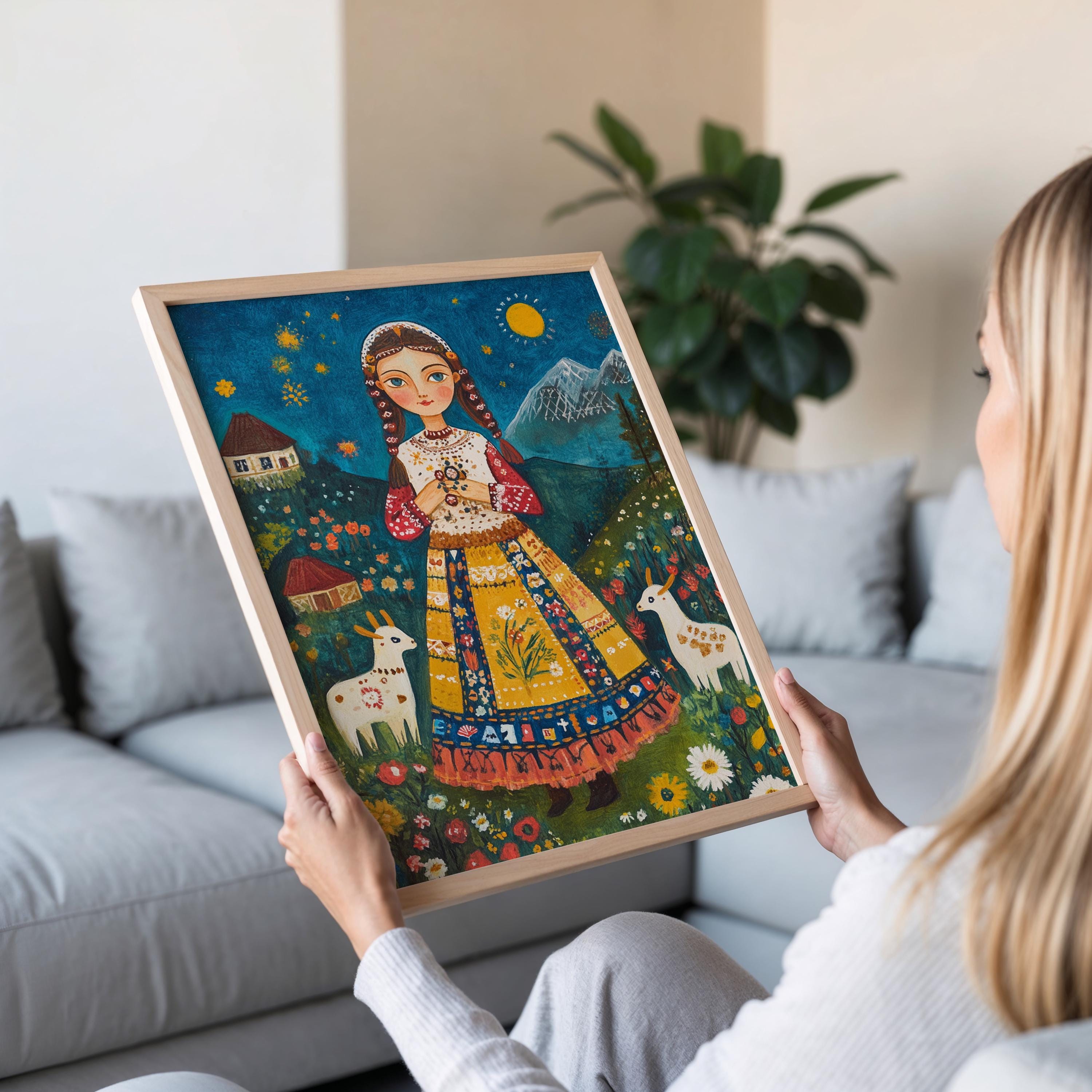 Romanian Folk Tale Art Print, Mystical Creatures - Etsy