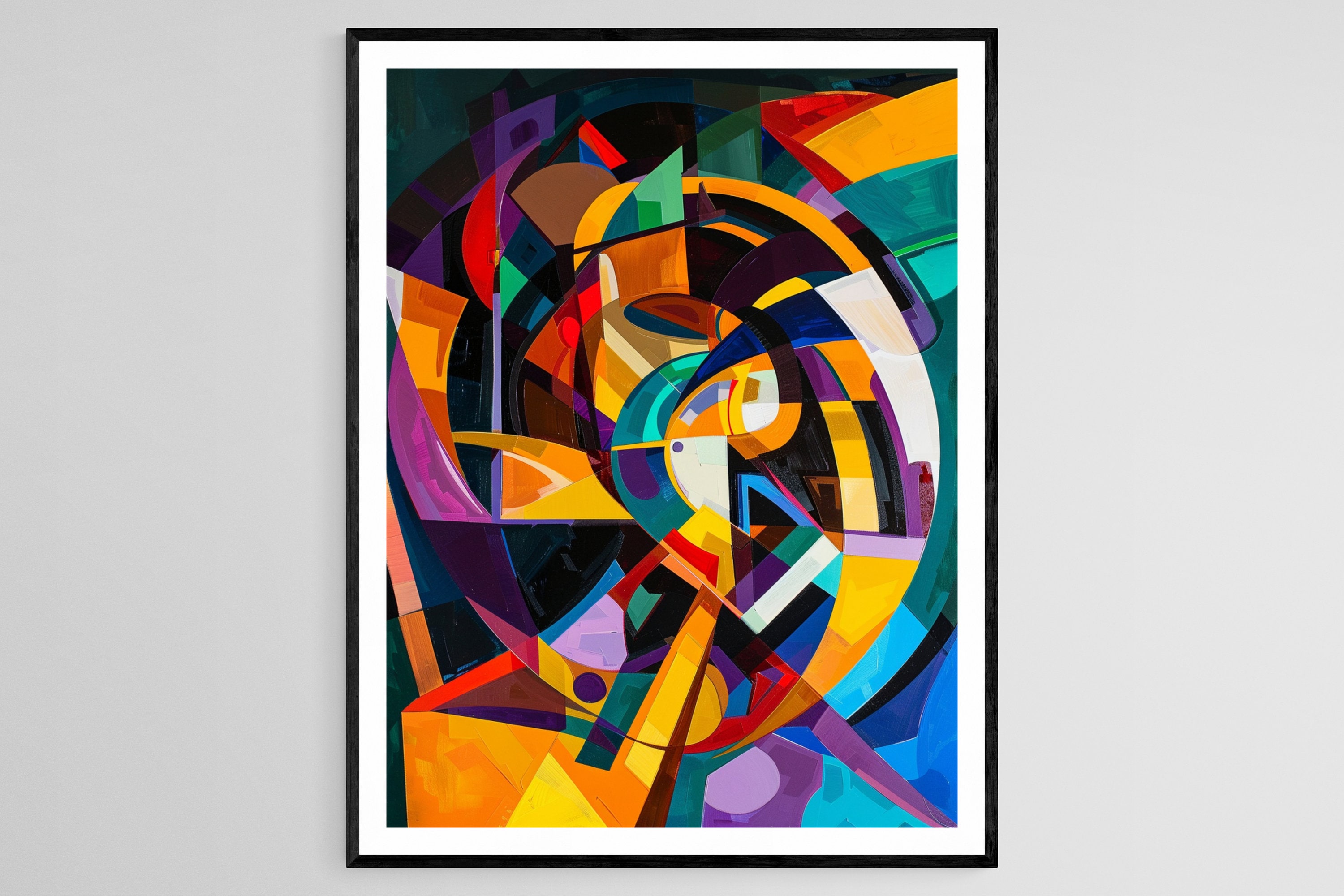 Russian Futurist Art Print, Speed and Technology, Olga Rozanova