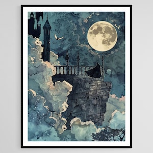 Goethe&#39;s Faust Art Print, Classic German Literature