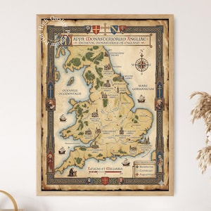 Mittelalterliche Klöster Englands, Karte - Religiöse Geschichte, Kunst