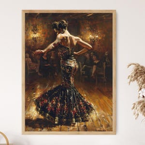 Giclee Print of Flamenco Dancer, Stunning Dance Artwork