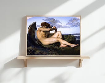 Fallen Angel by Alexandre Cabanel, 1868 Fine Art Print