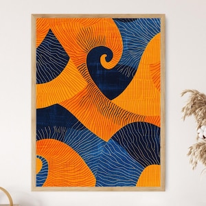 Intriguing Optical Illusion Artwork, Abstract Geometric Print, Modern Home Accent, Thoughtful Art Enthusiast Gift