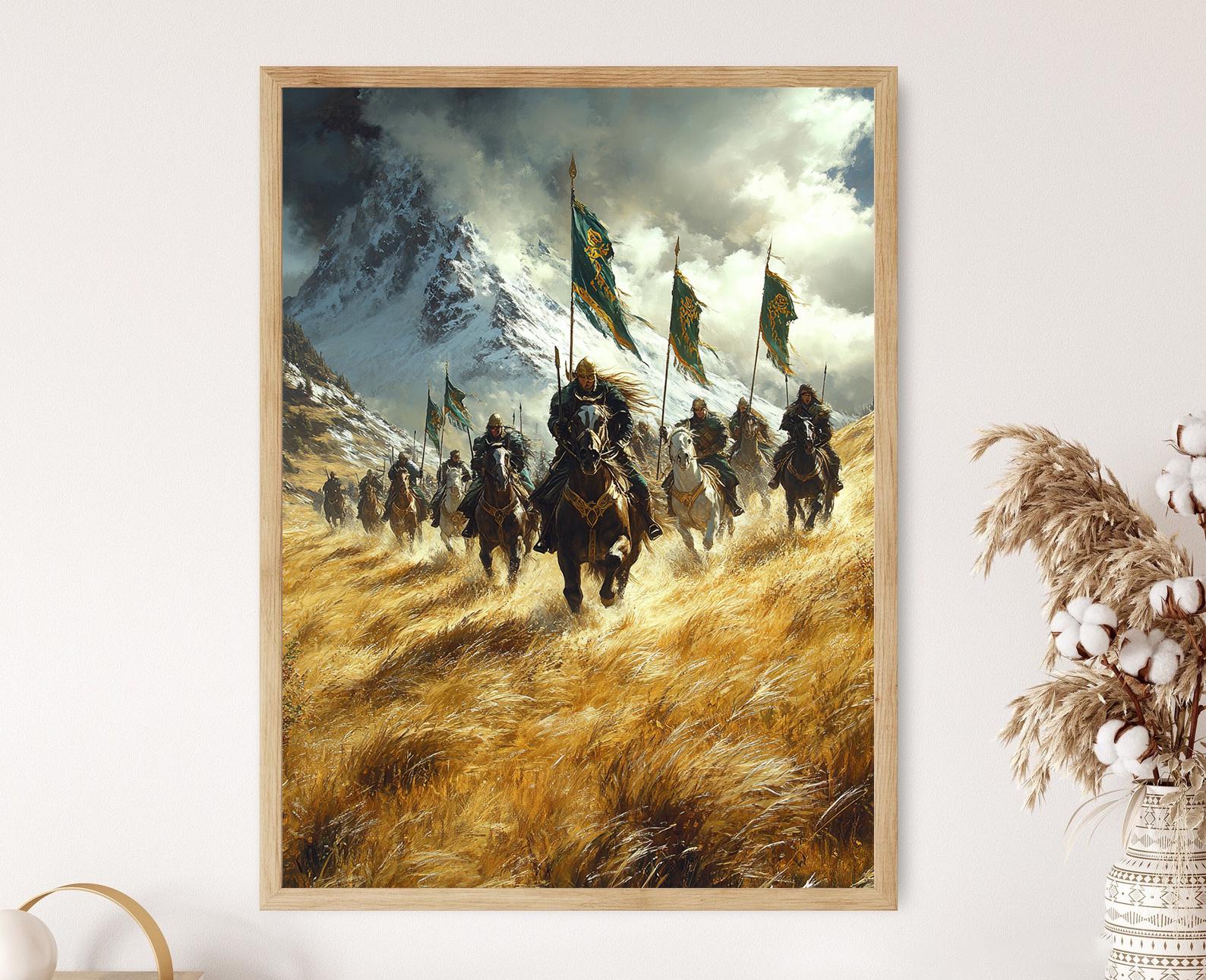 Rohirrim Painting - Etsy, image size:1588x1290