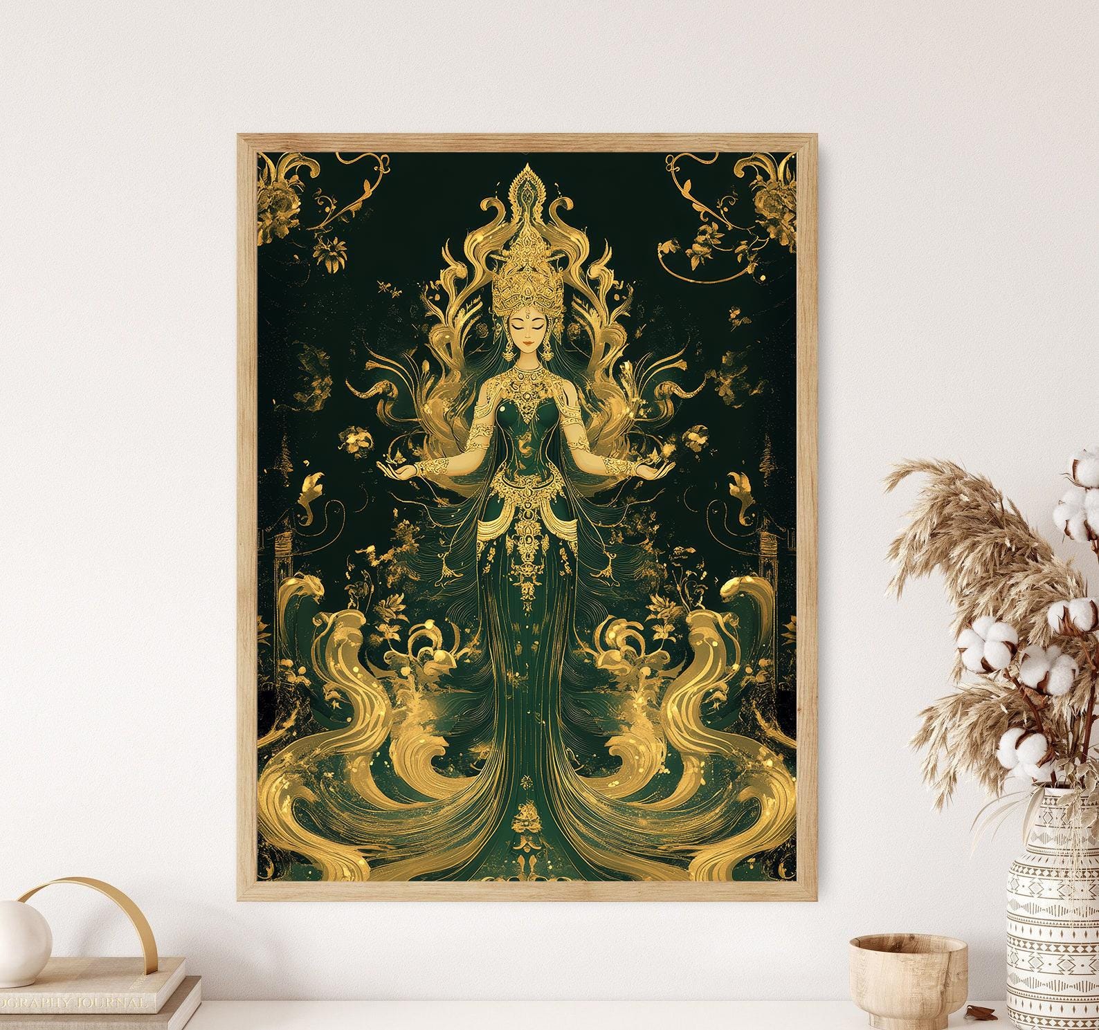 プラクルアン　タイ　恋愛性愛魅力のお守り　 \"Mae Nuar Horm” Phra mae thorani - Etsy 日本