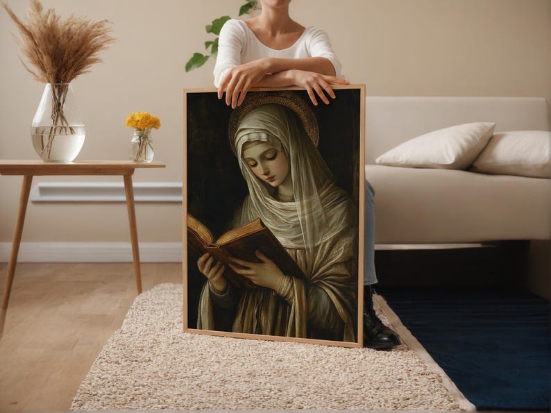 Saint Catherine of Siena Portrait, Catholic Saint, Religious Devotional ...
