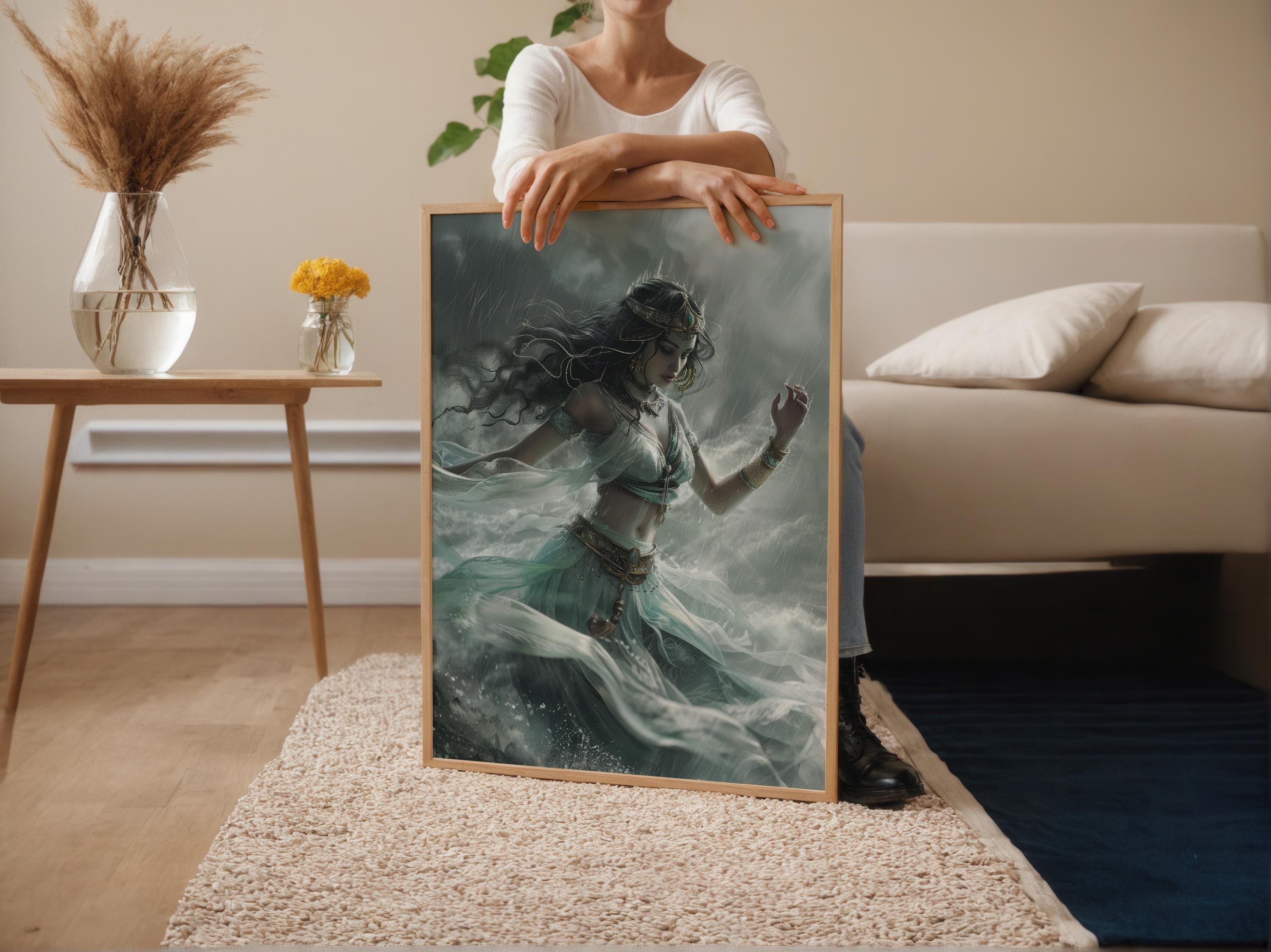 Anitun Tabu Goddess of Wind and Rain, Philippine Mythology Art - Etsy