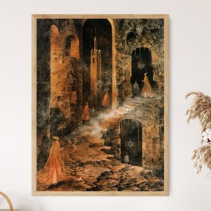 Otherworldly Passage Fine Art Print | Imaginative and Whimsical Home Decor | Thoughtful Gift for Dreamers