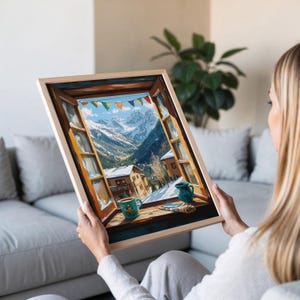 Taos Ski Valley Art Print: New Mexico Mountain Window View image 4