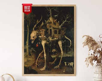 Hieronymus Bosch konstposter: Renässansinspirerad dekor