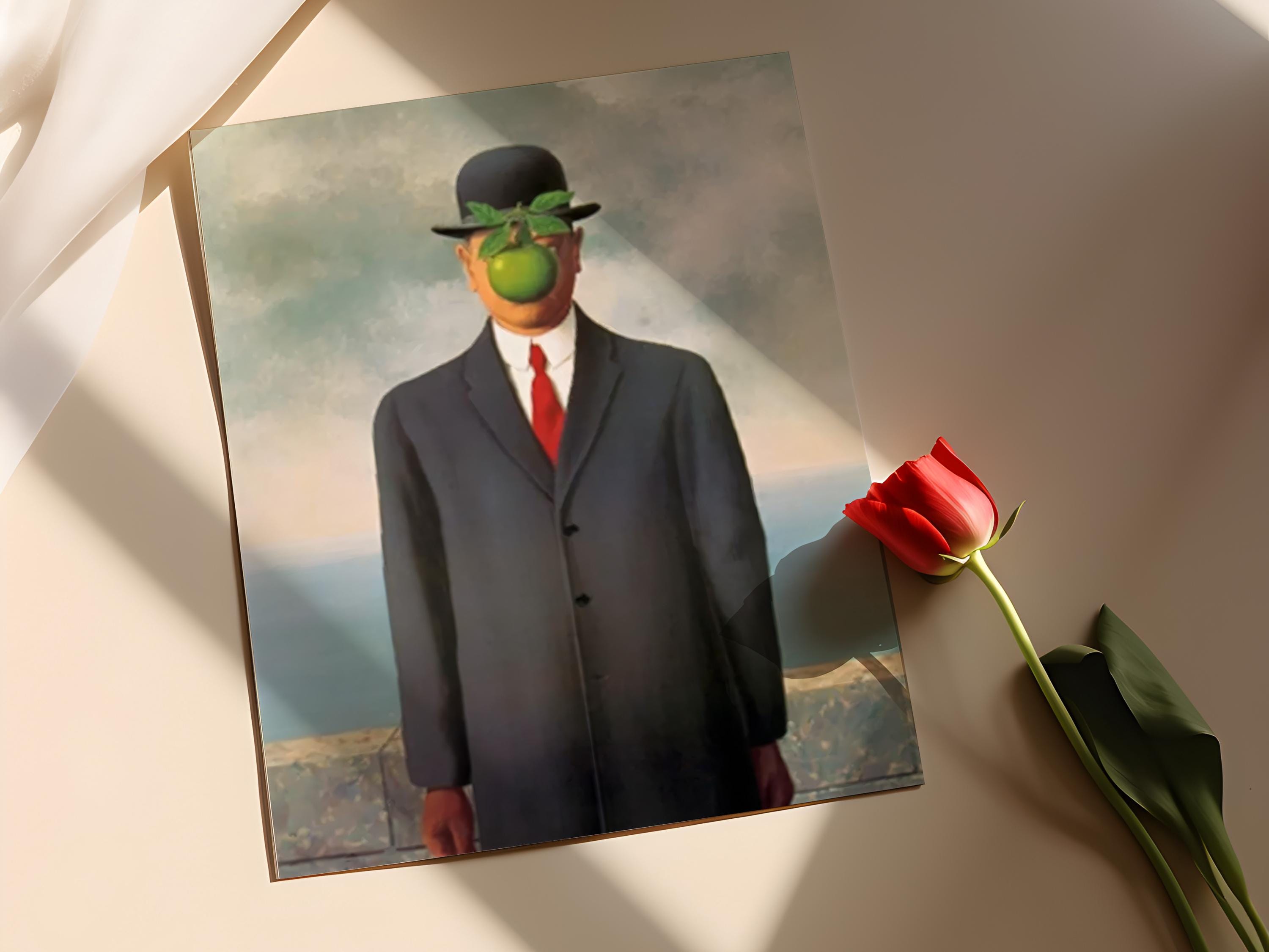 The Son of Man René Magritte Surrealist Art Print - Etsy