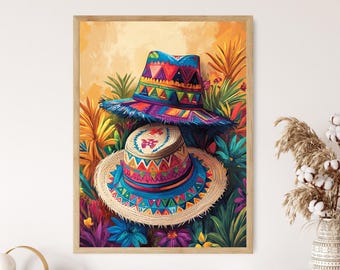 Bolivianische Aguayo und Bombín Hut Illustration, traditionelles andisches Kleidungsdesign