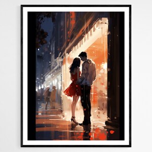 Impresión de arte de escaparates / Decoración perfecta de la pared / Regalo de cumpleaños único / Regalo romántico