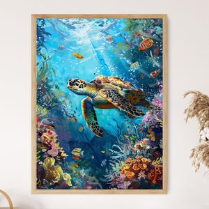 Hawaiian honu painting - Etsy 日本