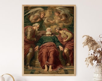 Baroque Martyrdom of Saint Bartholomew Art Print: Religious Sacred Drama