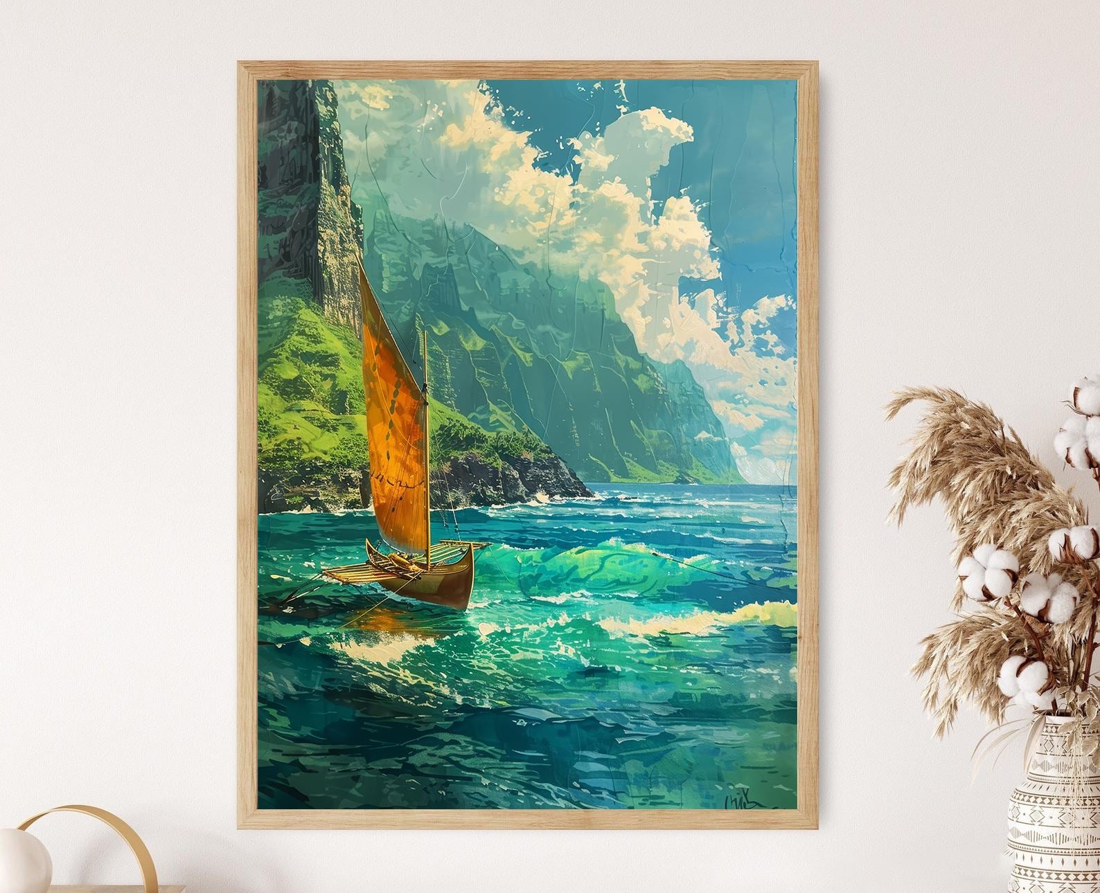 Outrigger Canoe Art - Etsy