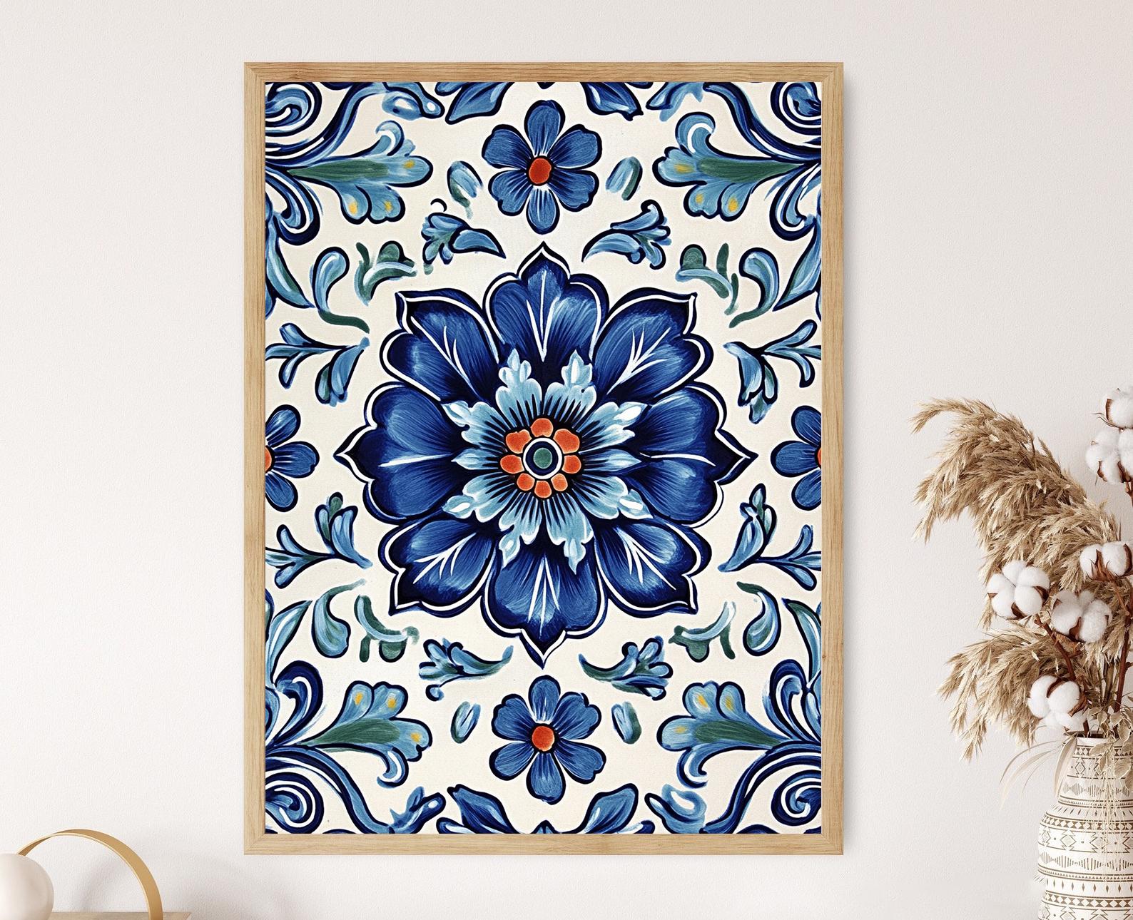 ウォールアート Tuscan/Navy 花柄 フローラル ゲルコート　Ⓣ il_fullxfull.6715742409_9m2x.jpg