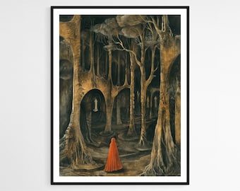 Enigmatic Alchemy Art Print | Imaginative and Whimsical Home Decor | Thoughtful Gift for Dreamers