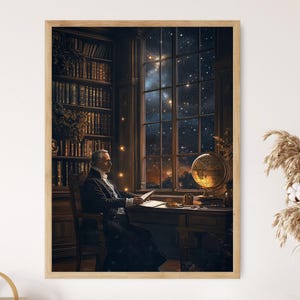 Immanuel Kant Portrait Kunstdruck, deutscher Philosoph des 18