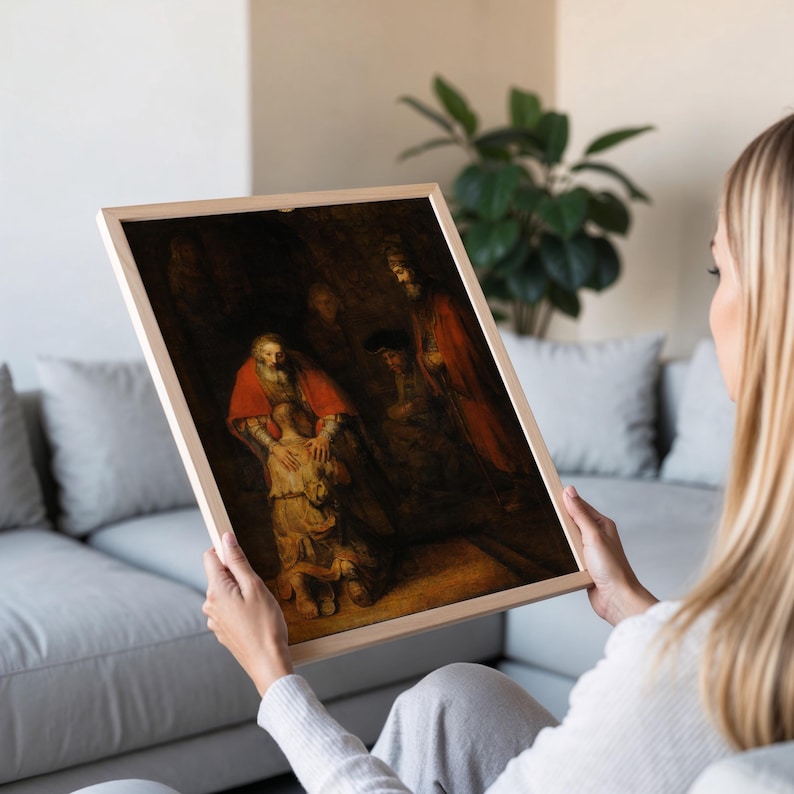 Rembrandt: the Return of the Prodigal Son Print - Religious Fine Art - Etsy