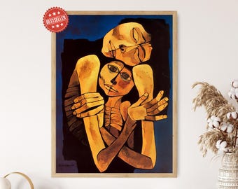 Ternura, 1989, Oswaldo Guayasamin Art Print