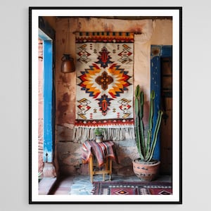 Mexikanische Textilkunst Teppich Gemälde, Einzigartige Traditionelle Motive
