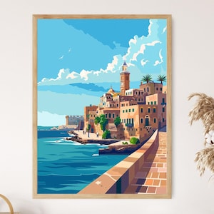 Jaffa Art Print, Ancient Port and Historic Charm