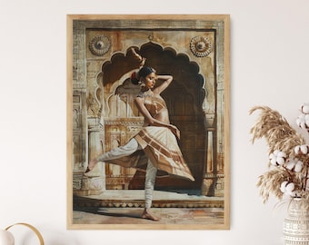 4 X 6 Dances of India- Bharatnatyam - Odissi -kathak - Indian