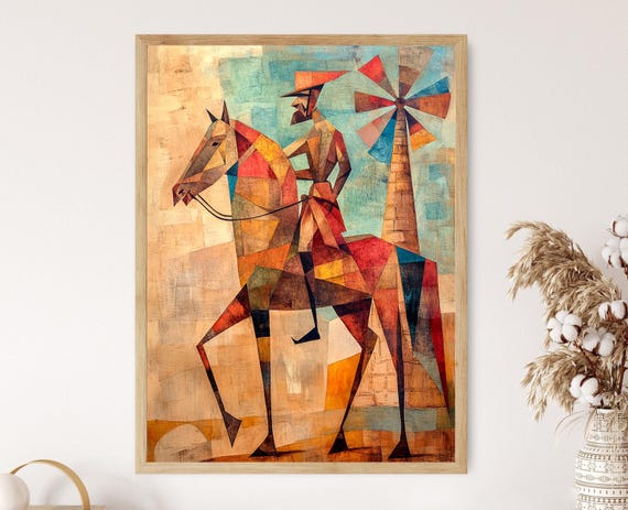 ピカソ ドンキホーテ複製画(値下げ中) ドン・キホーテ 絵画 ドン