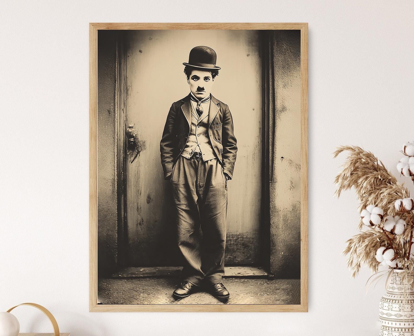 Chaplin painting - Etsy 日本