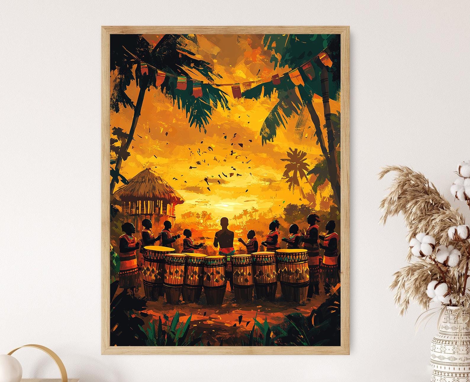 民族楽器 ブルキナファソバラフォン アフリカ ストア アート