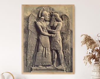 Babylonische Gottheiten Enlil und Ishtar, Mythologische Kunst, Antikes Pantheon