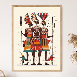 Samburu Tribe of Northern Kenya Fine Art Print