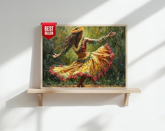 Exquisite Hula Dance Art, die Anmut der hawaiianischen Tradition einfangend