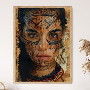Ingewikkelde Maori Moko-tatoeagekunst, cultureel en gedetailleerd ontwerp