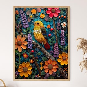 Traditional Mexican Talavera Painting, Handcrafted Decorative Art