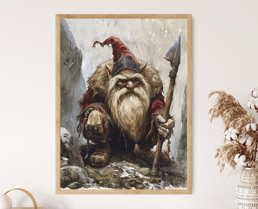 Norwegian Folklore Illustration Trolls And Myths Etsy