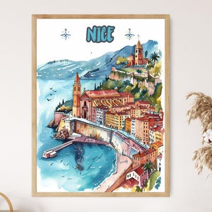 Hermoso mapa de viaje, impresionante arte mural para la sala de estar, regalo de viaje único