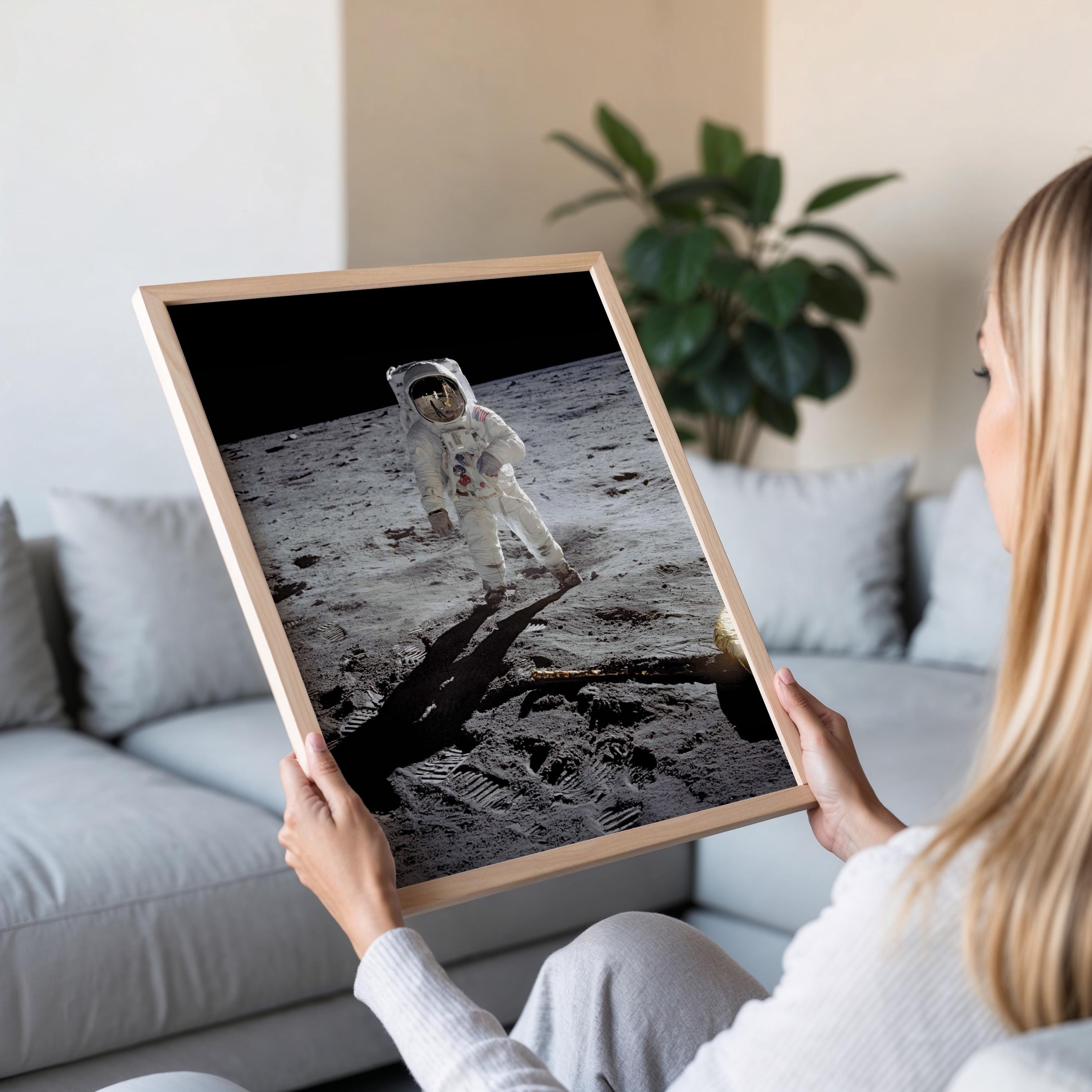 Neil Armstrong Art Print: Apollo 11 Astronaut, Moon Landing Poster - Etsy