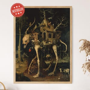 Hieronymus Bosch Art Poster, Bosch-Influenced Decor, Living Room Centerpiece, Unique Anniversary Gift